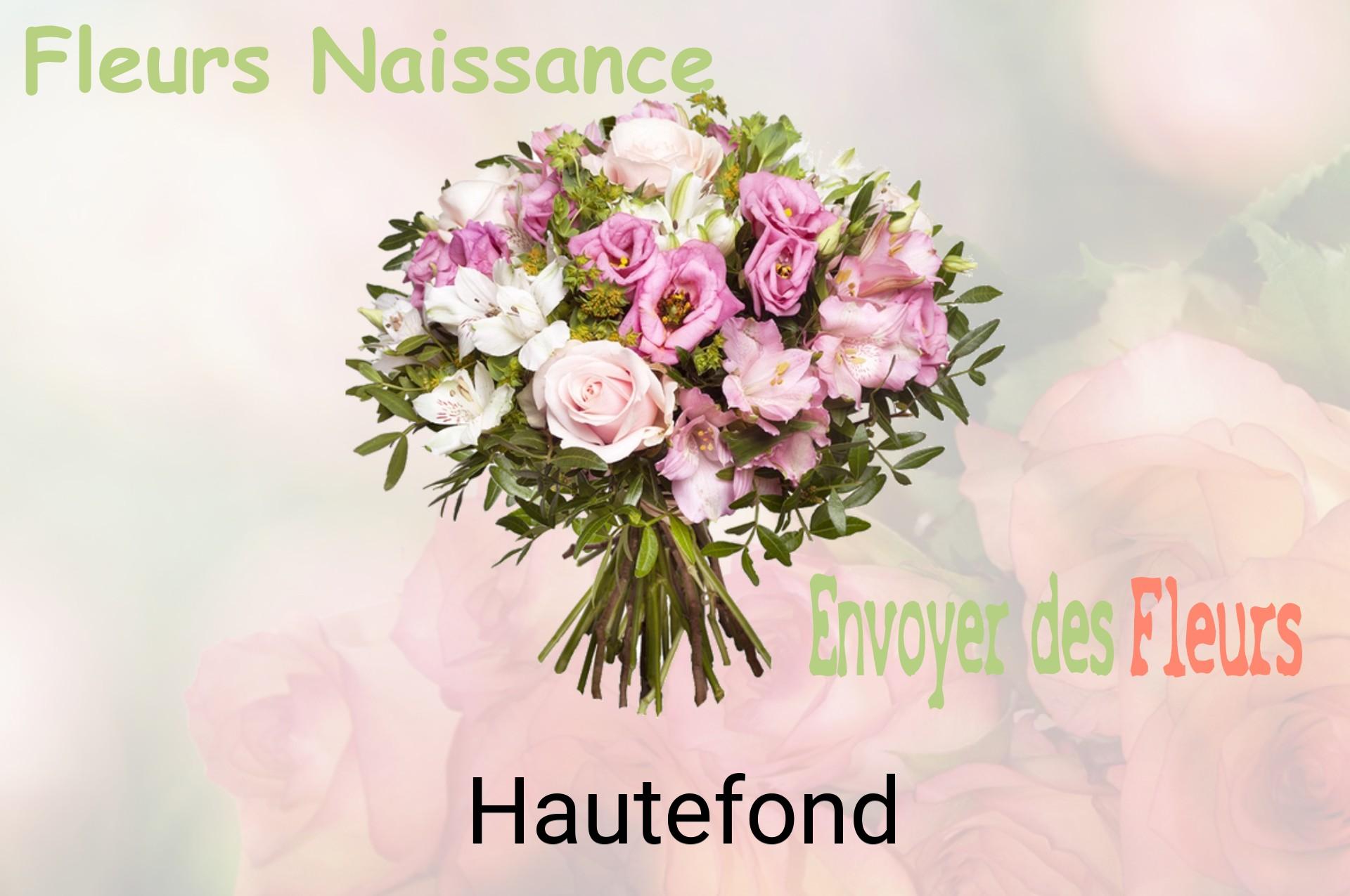 Bouquet de fleurs de naissance livré à Hautefond